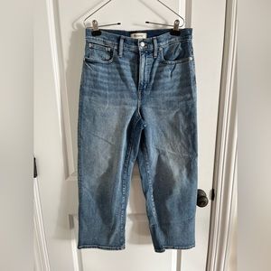 Madewell Slim Wide Leg Crop Size 8/29